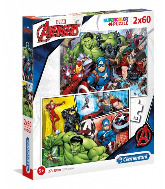 PUZZLE 2X60 AVENGERS 2019