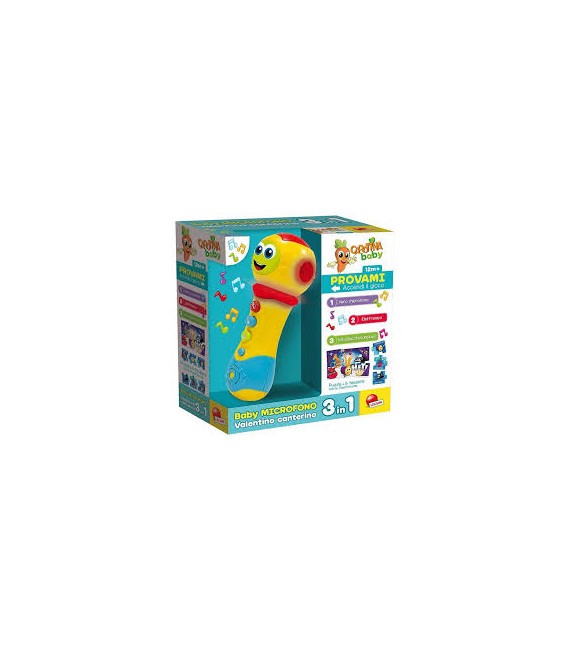CAROTINA BABY MICROFONO VALENTINO CANTERINO 3 IN 1