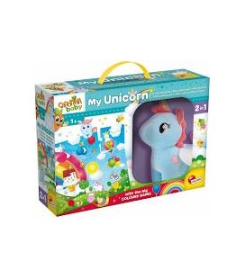 CAROTINA BABY UNICORNO PELUCHE+MEGA PUZZLE