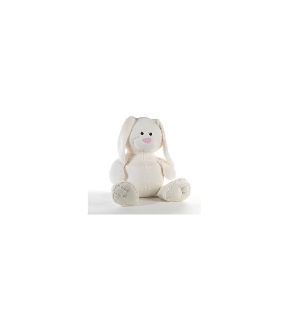 PELUCHE BIANCONIGLIO CONIGLIO SEDUTO 70 CM