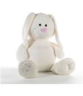 PELUCHE BIANCONIGLIO CONIGLIO SEDUTO 70 CM