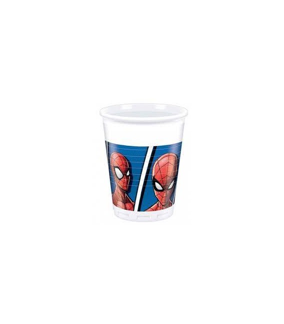 PARTY BICCHIERI PLASTICA SPIDERMAN 8 PZ