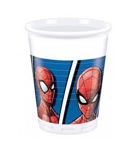 PARTY BICCHIERI PLASTICA SPIDERMAN 8 PZ