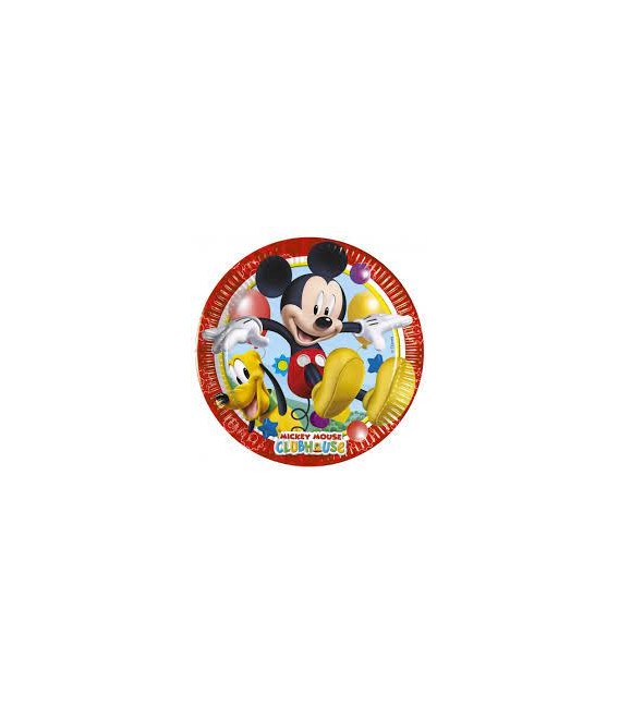 PARTY PIATTI DISNEY TOPOLINO 23 CM 8 PZ