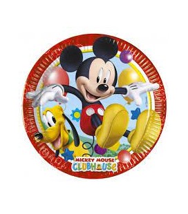 PARTY PIATTI DISNEY TOPOLINO 23 CM 8 PZ