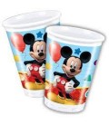 PARTY PLASTICA BICCHIERI TOPOLINO 8  PZ
