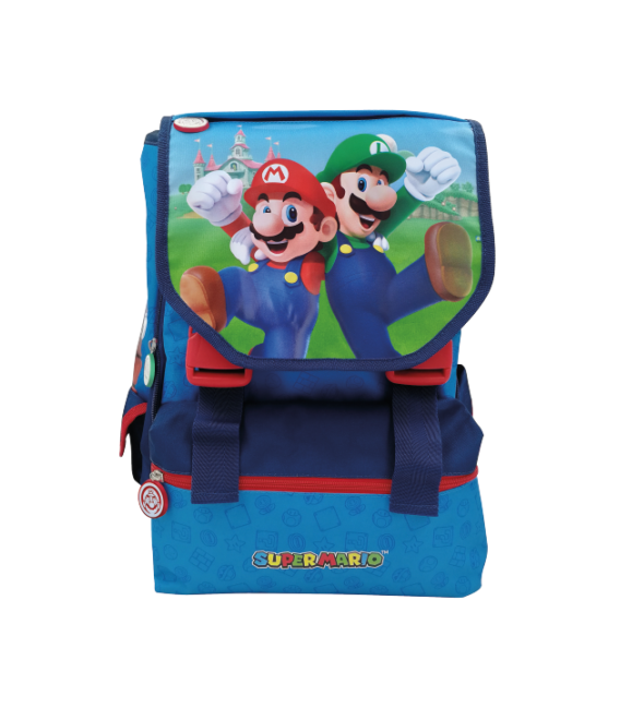 SCUOLA ZAINO ESTENSIBILE SUPER MARIO