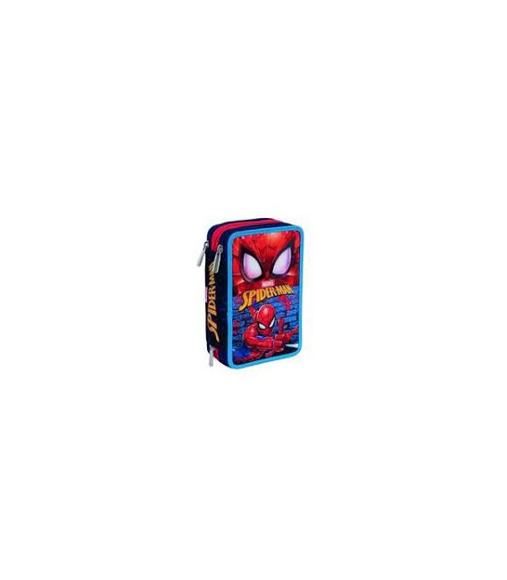 SCUOLA ASTUCCIO 3 ZIP SPIDERMAN SEVEN