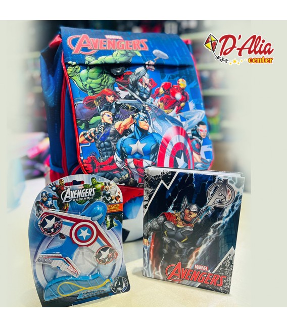 PROMO AVENGERS ZAINO + DIARIO + GIOCO