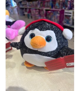 PELUCHE PINGUINO DELLE NEVI NATALE 16 CM