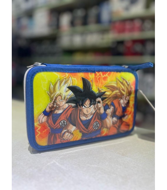 SCUOLA ASTUCCIO 3 ZIP DRAGONBALL