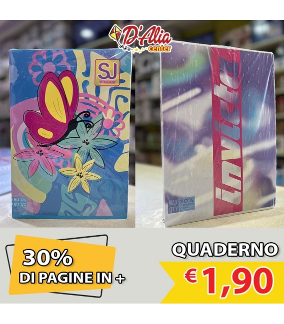 SCUOLA QUADERNI SEVEN 30% 2023/24