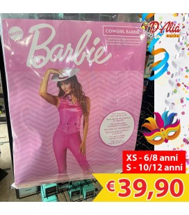 CARNEVALE COSTUME BARBIE COWGIRL