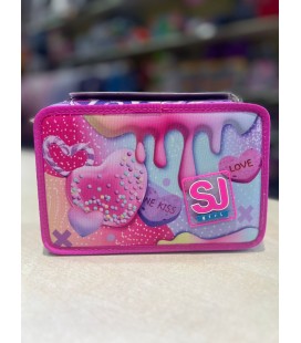 SCUOLA ASTUCCIO 3 ZIP SJ GIRL